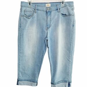 Levi's San Francisco 515 Capri Stretch Denim Women's Size 12 High Rise Jeans